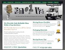 Tablet Screenshot of no1manandvan.com